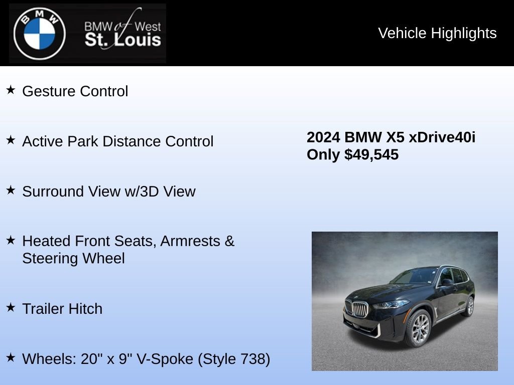 Used 2024 Black BMW xDrive40i image 24