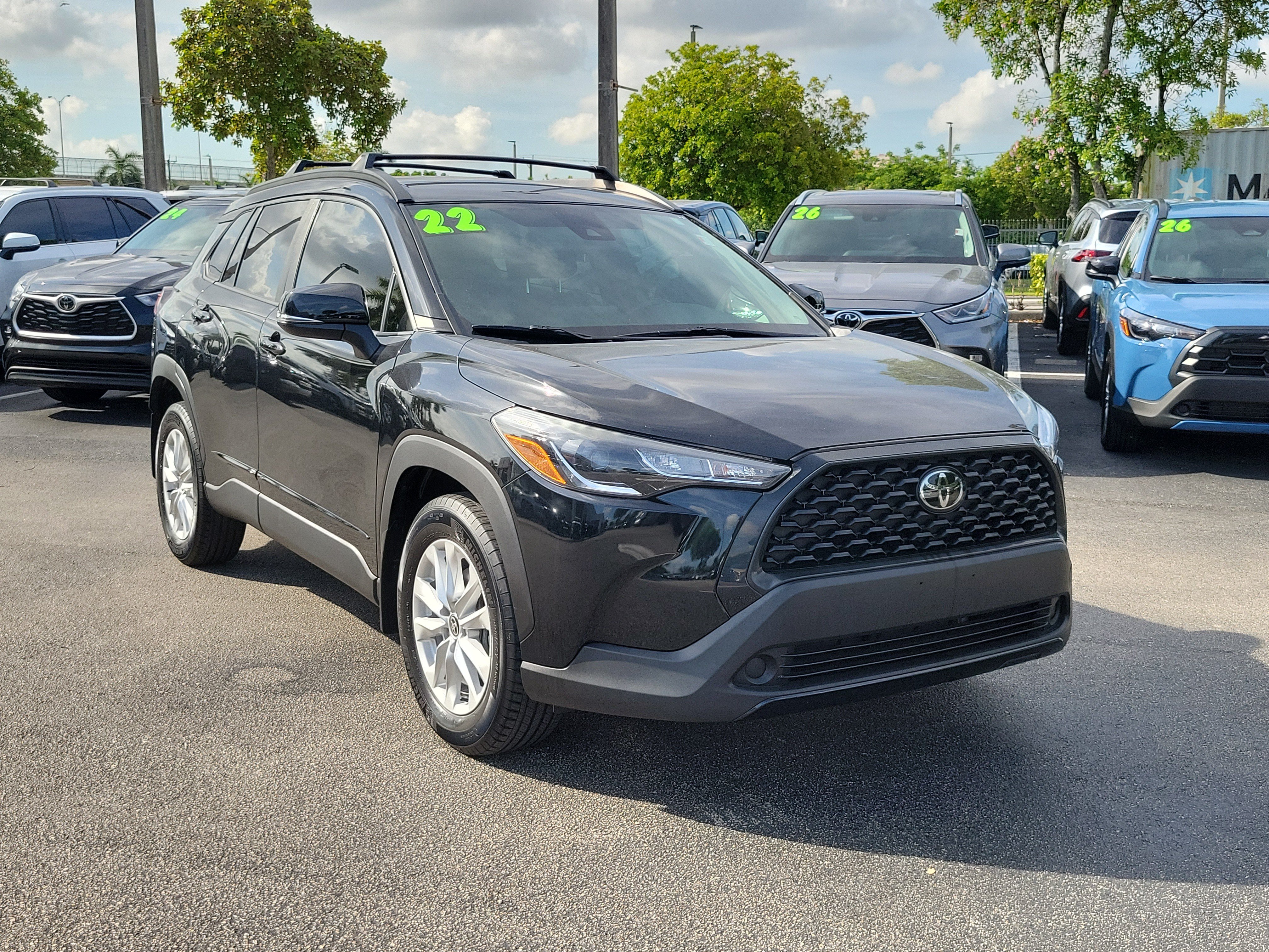 Used 2022 Jet Black Toyota LE image 3