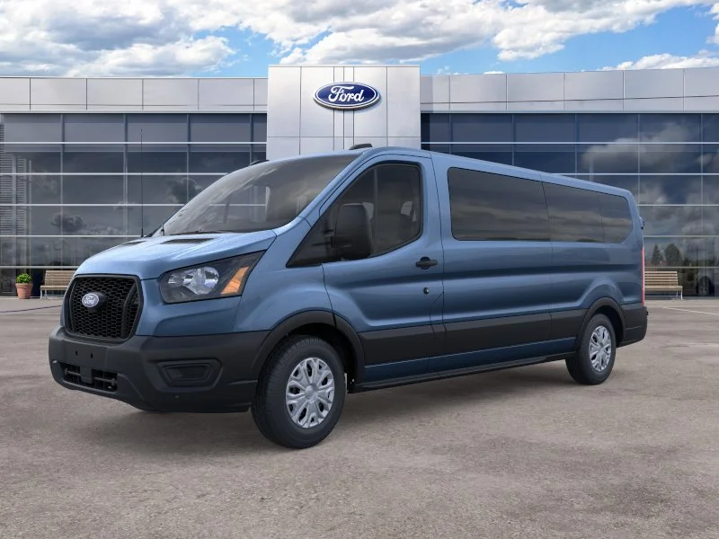 New 2026 Blue Metallic Ford Passenger Van XL image 4