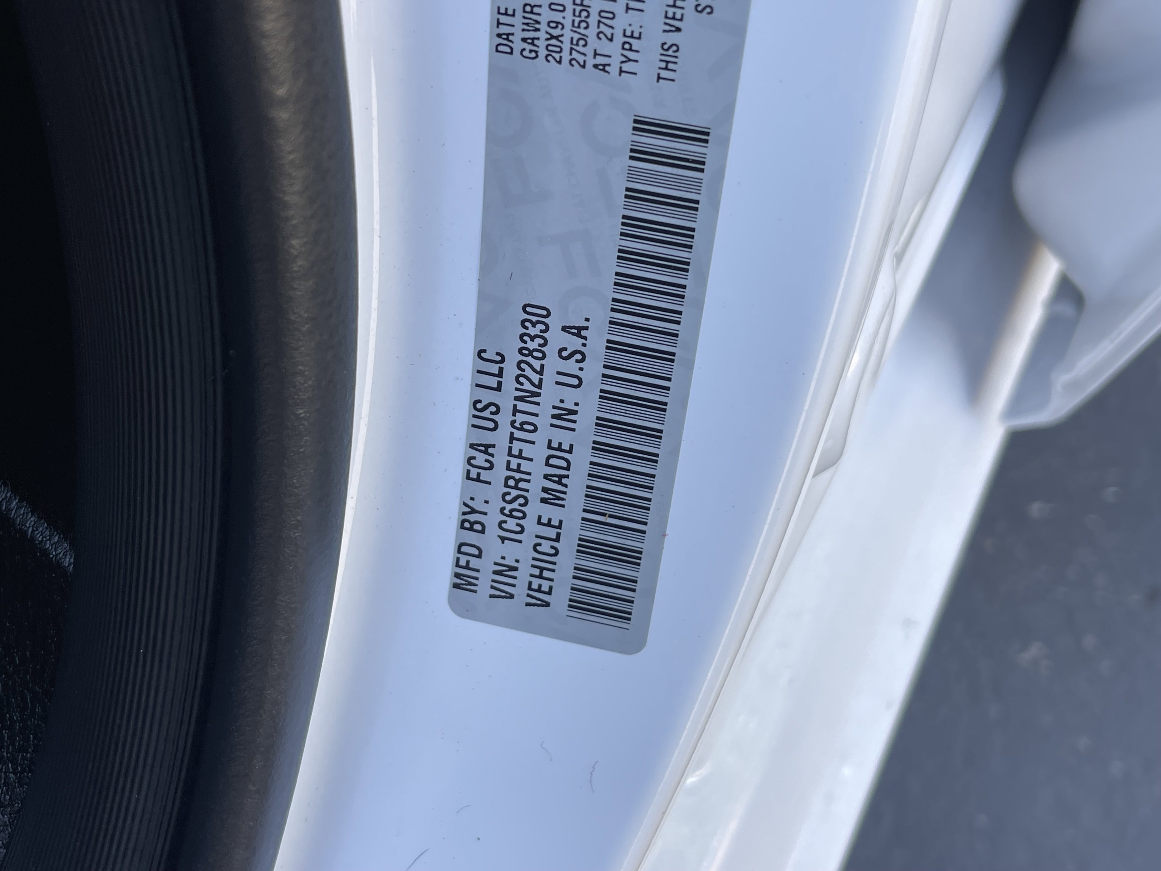 New 2026 Bright White Clear-Coat Exterior Paint RAM Big Horn/Lone Star image 46