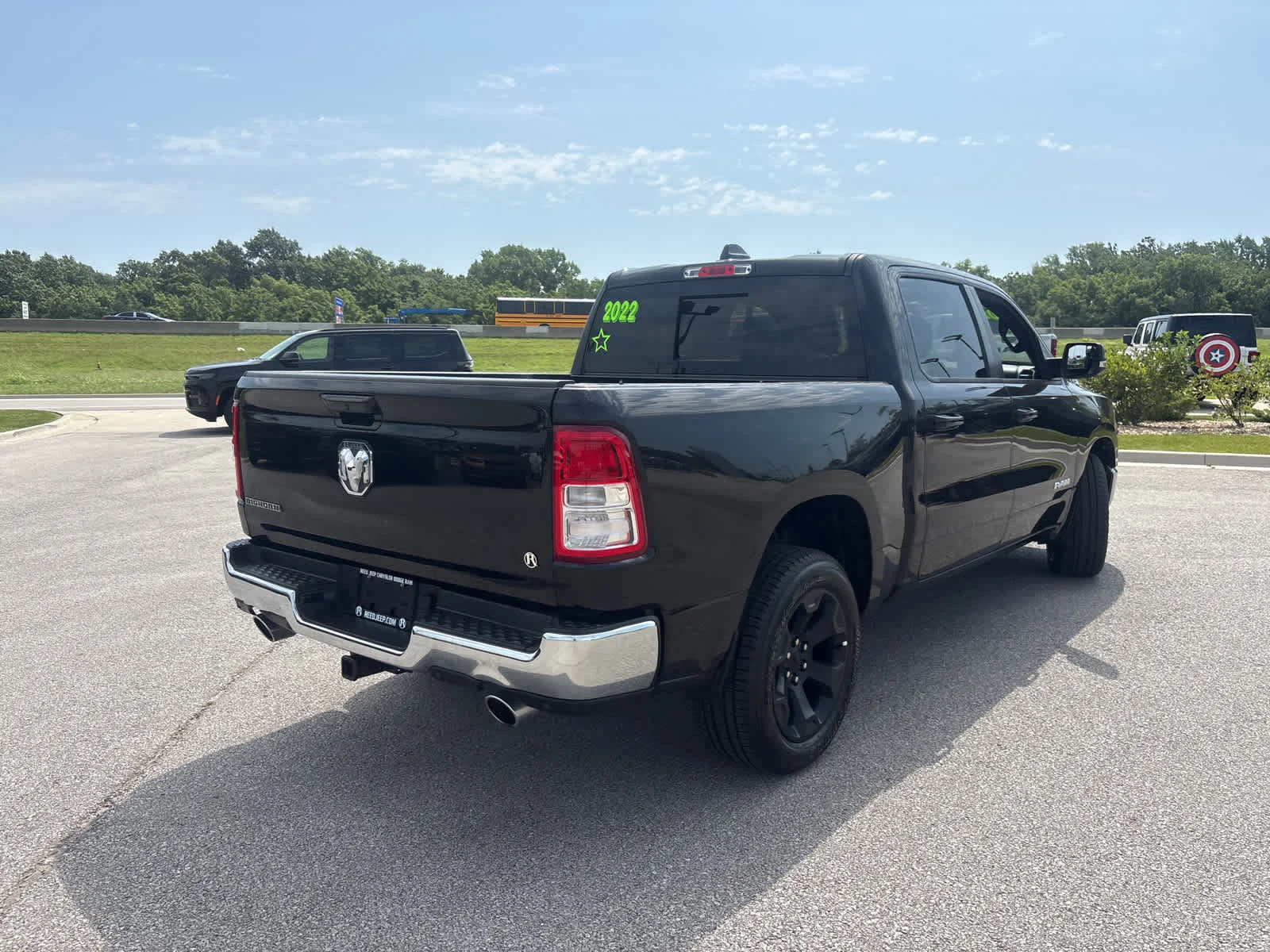 Used 2022 Diamond Black Crystal Pearlcoat Ram Big Horn image 10