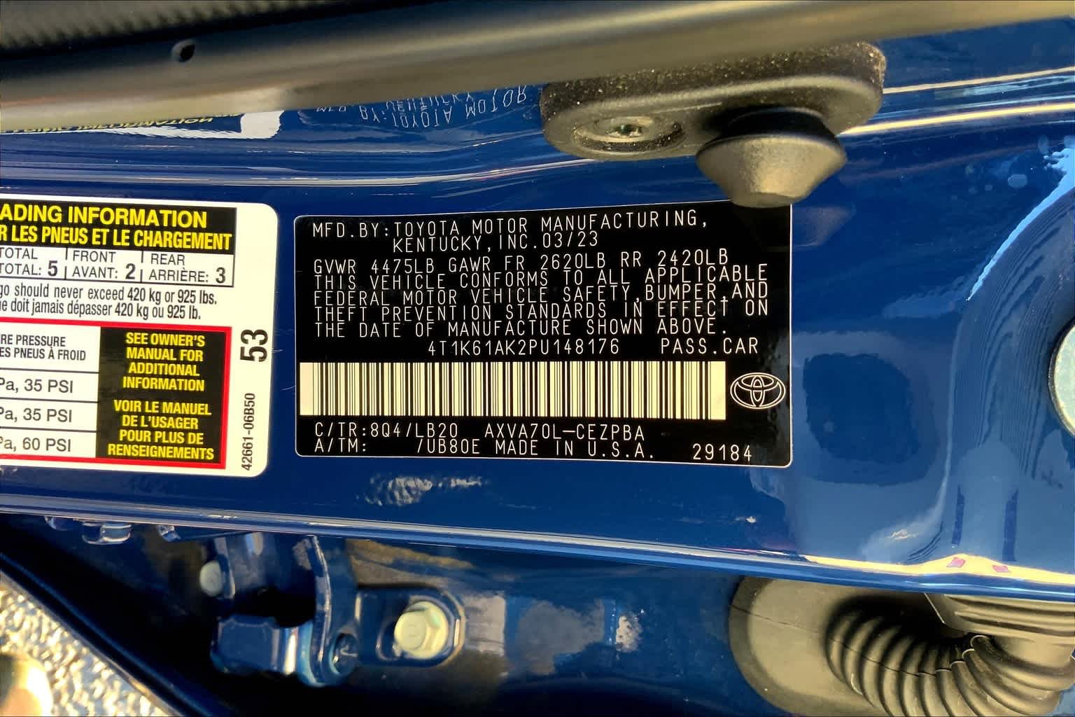 Used 2023 Reservoir Blue Toyota XSE image 34