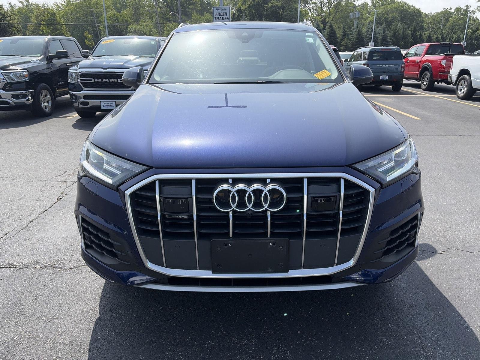Used 2023 Navarra Blue Metallic Audi Premium Plus image 2