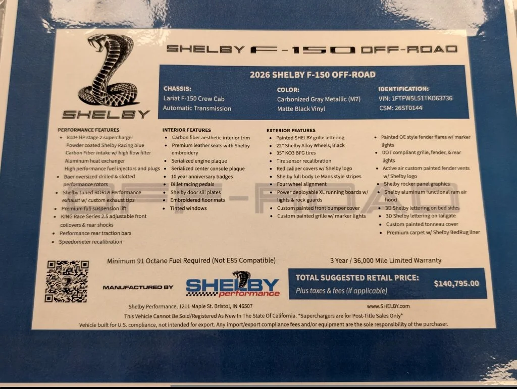 New 2026 Carbonized Gray Metallic Ford Lariat® image 38