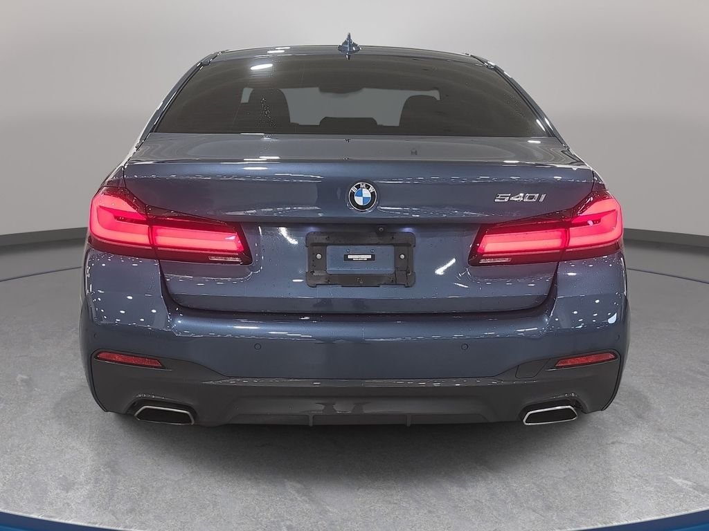 Certified Used 2023 Arctic Race Blue metallic BMW 540i image 6