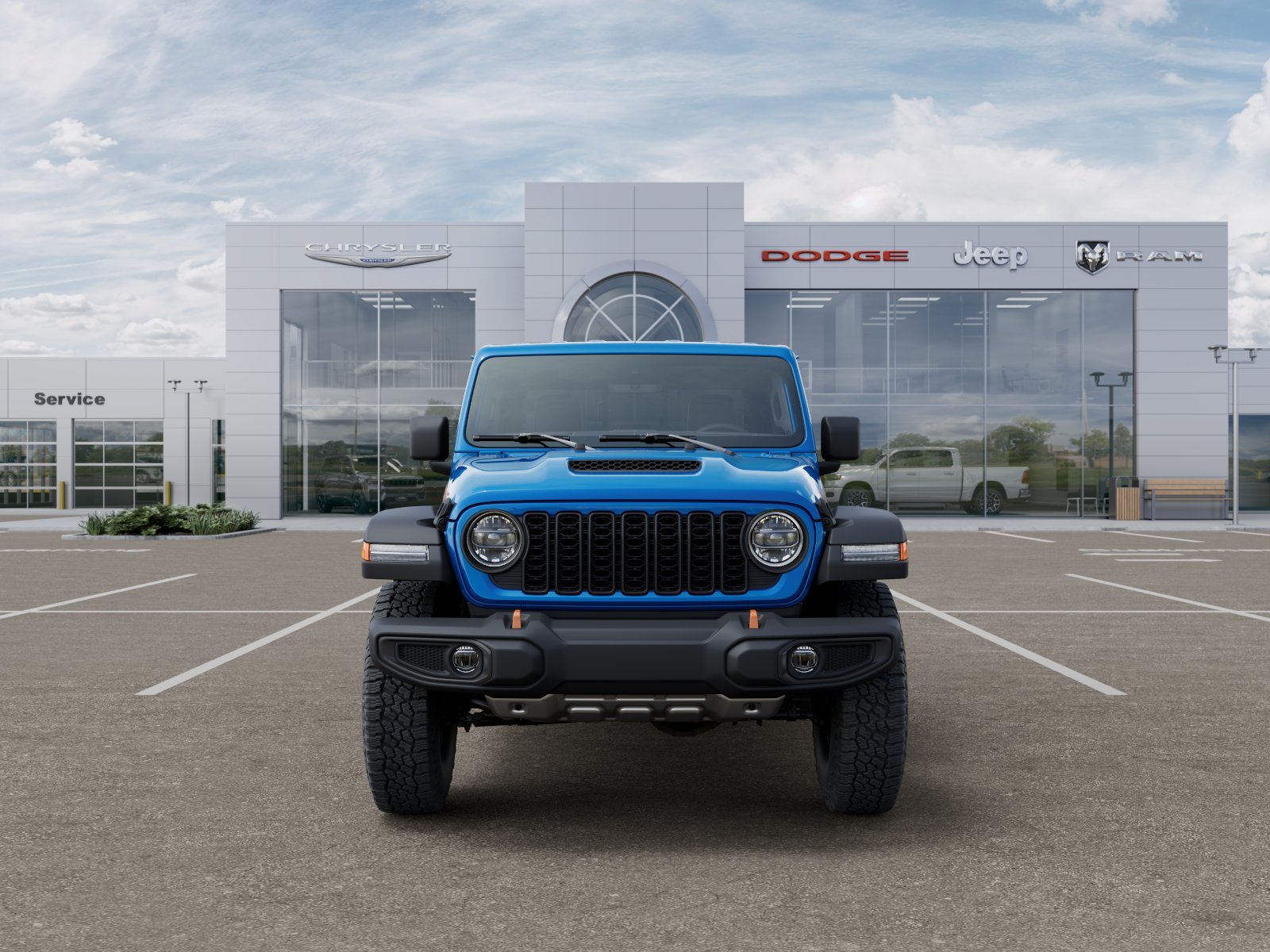 New 2026 Hydro Blue Pearl-Coat Exterior Paint Jeep Mojave image 40