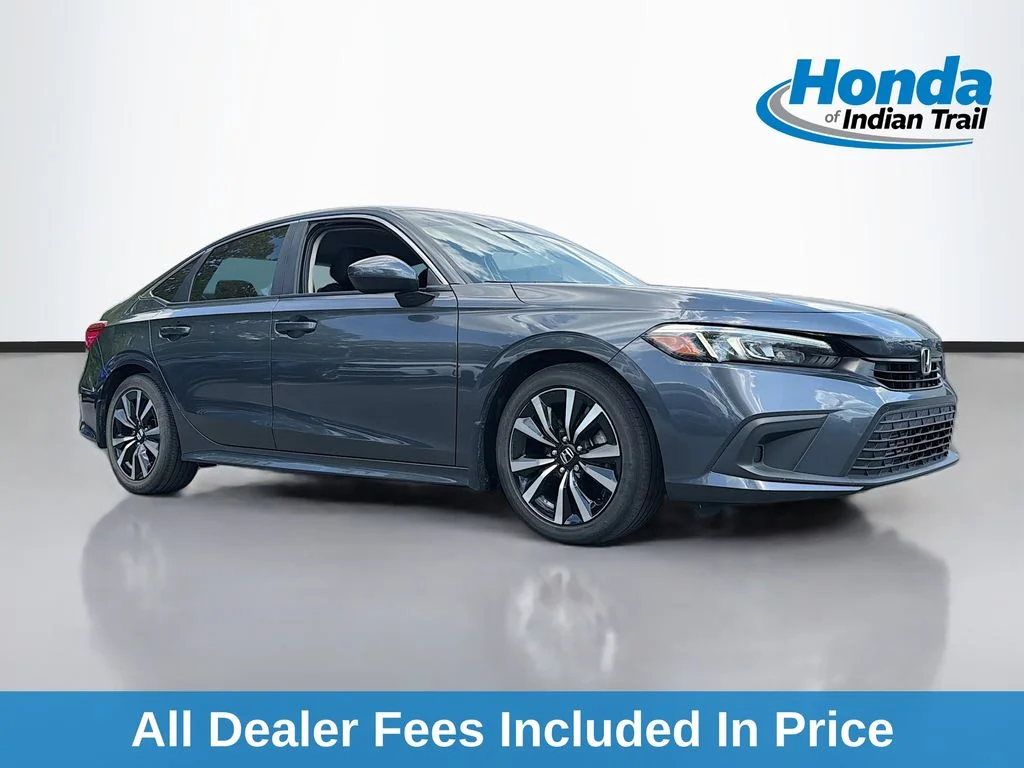 Used 2024 Meteorite Gray Metallic Honda EX image 1