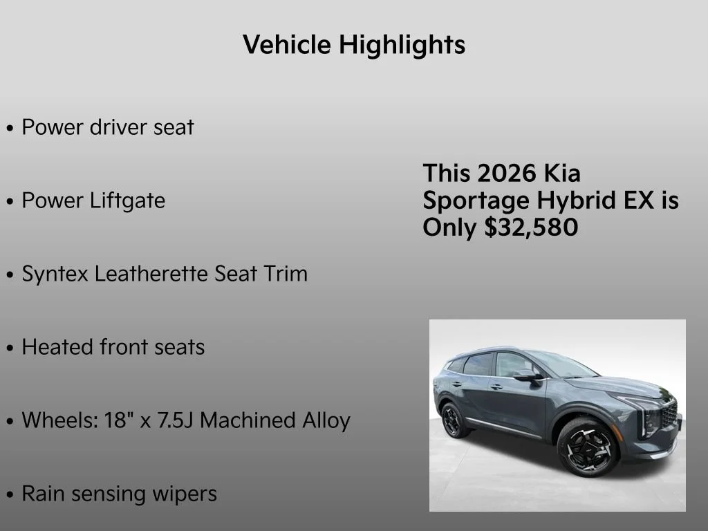 New 2026 Gravity Gray Kia EX image 32
