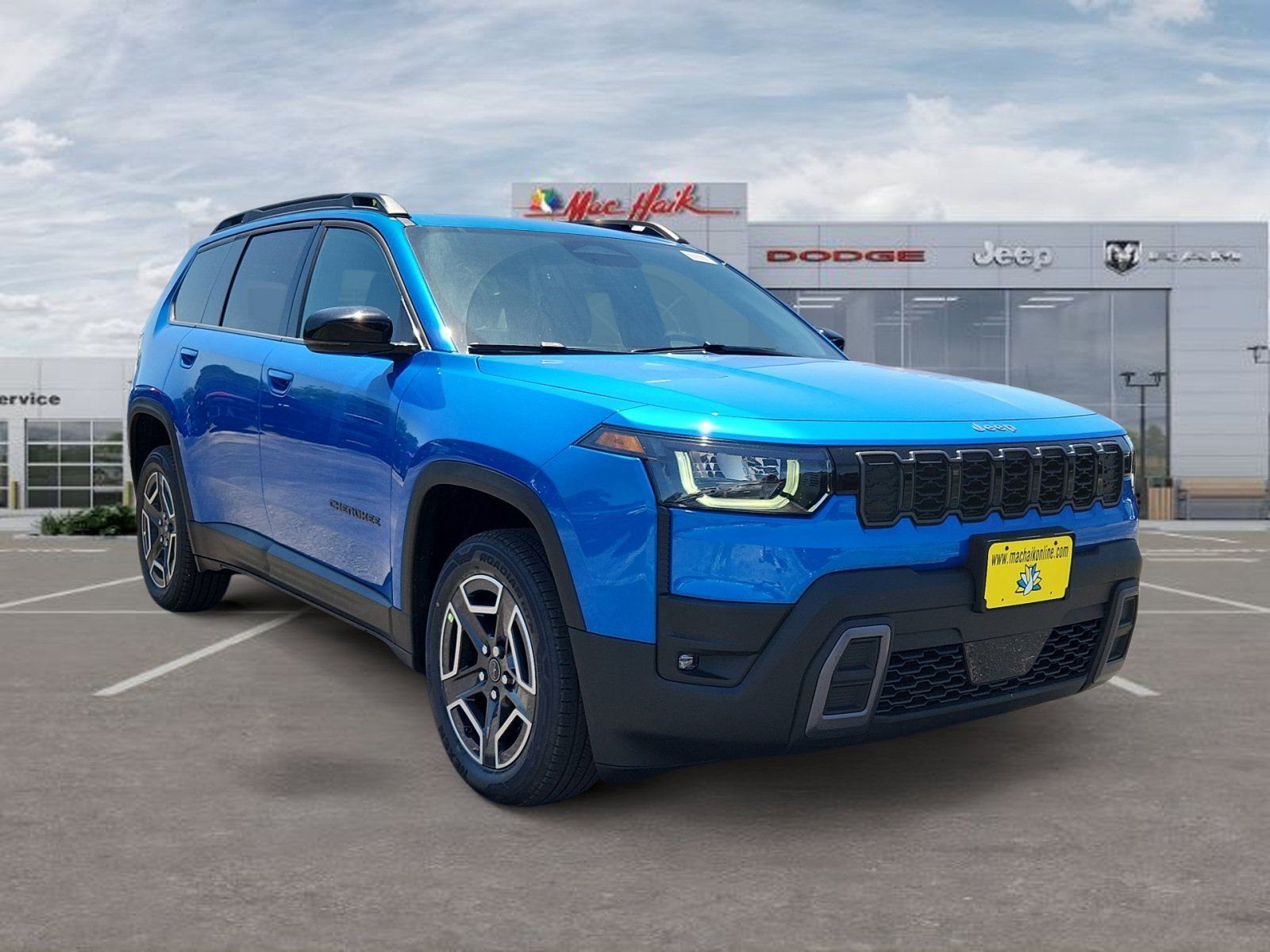 New 2026 Hydro Blue Pearl-Coat Exterior Paint Jeep Limited image 7
