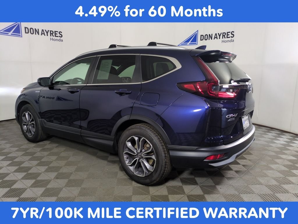 Certified Used 2022 Obsidian Blue Pearl Honda EX image 3
