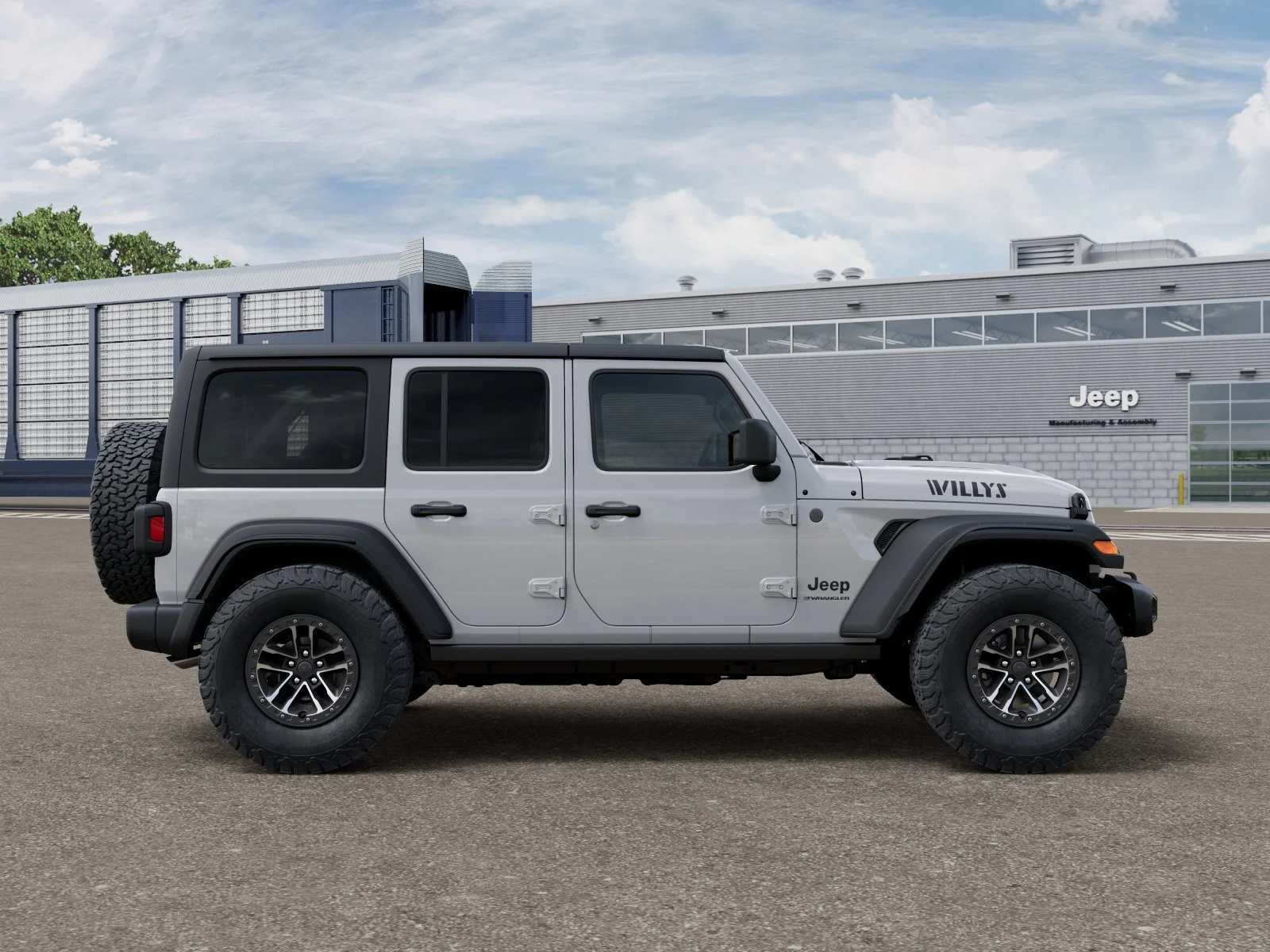 New 2026 Bright White Clear-Coat Exterior Paint Jeep Willys image 23