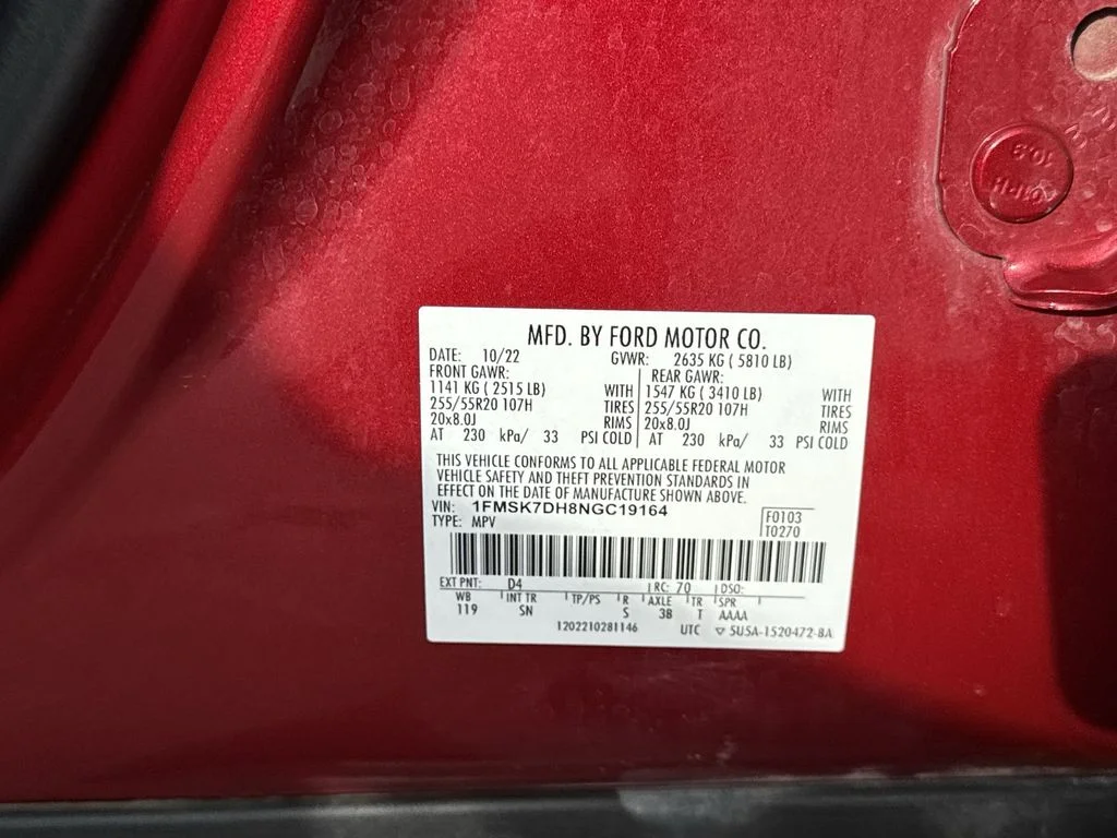 Used 2022 Red Ford XLT image 34