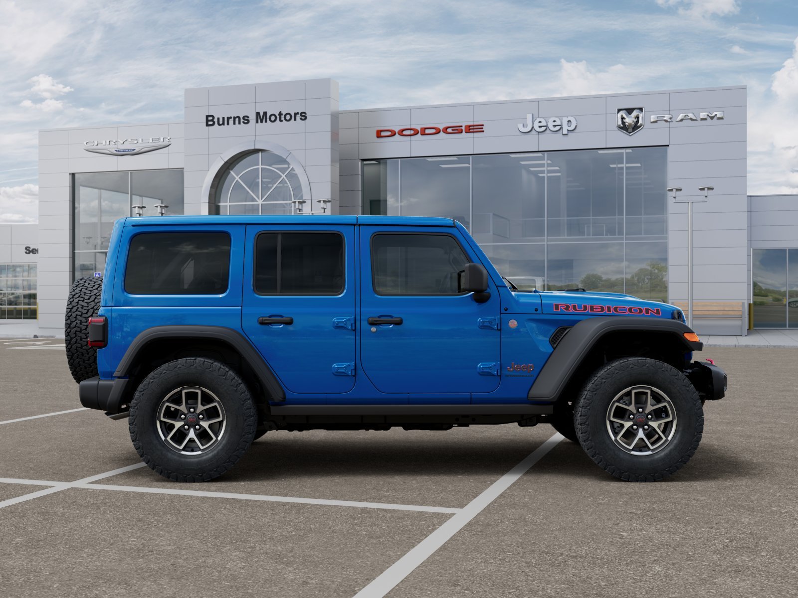 New 2026 Hydro Blue Pearlcoat Jeep Rubicon 4-Door image 47