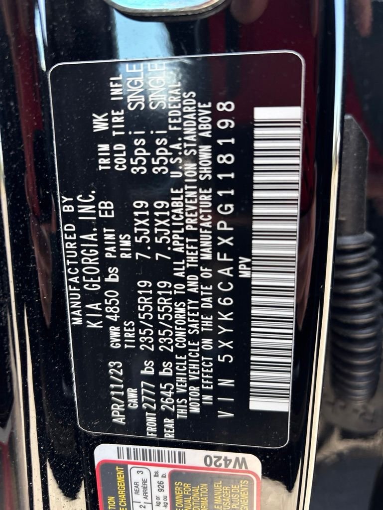 Used 2023 Black Kia X-Line image 10