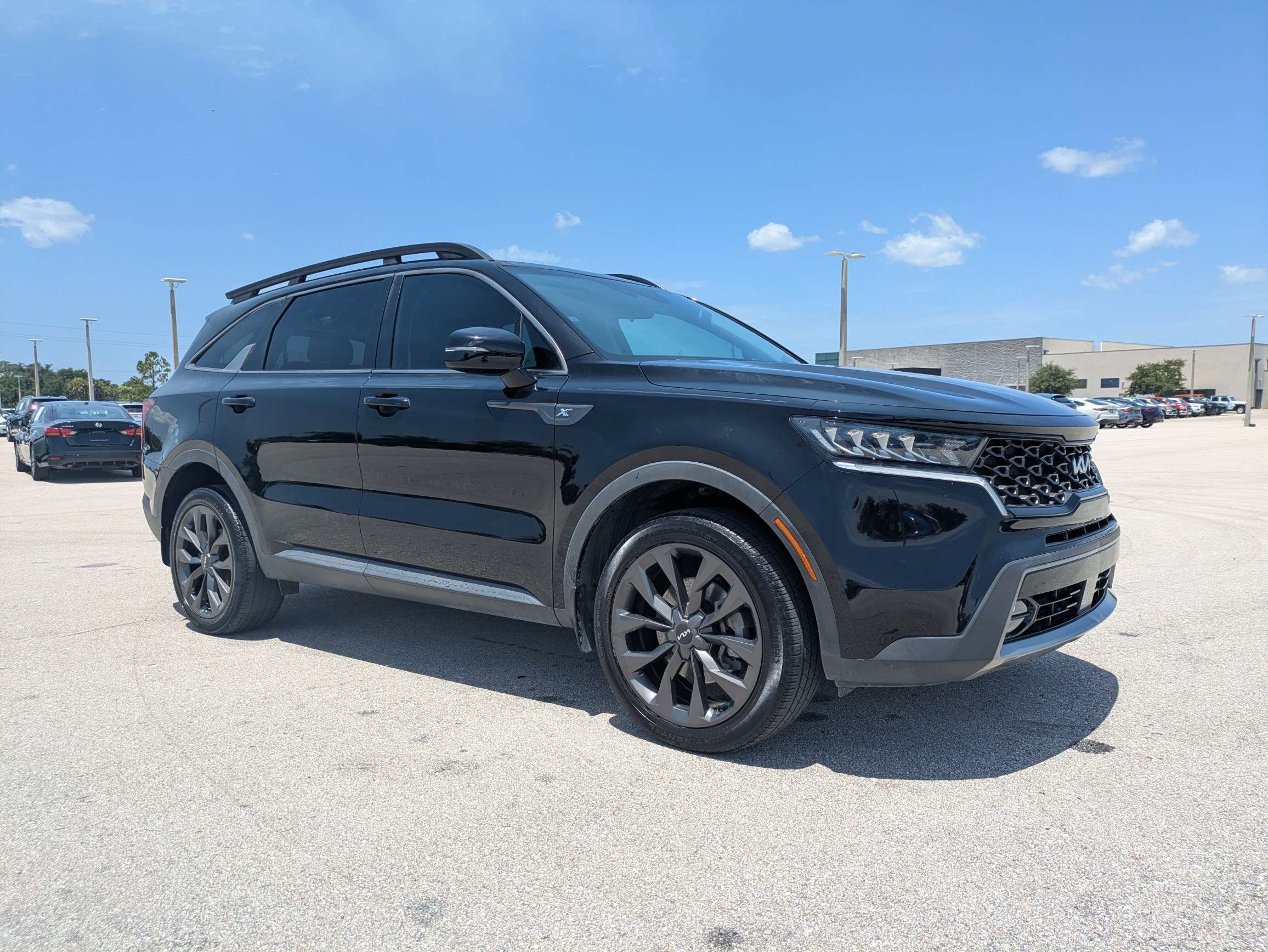 Certified Used 2022 Ebony Black Kia X-Line EX image 2