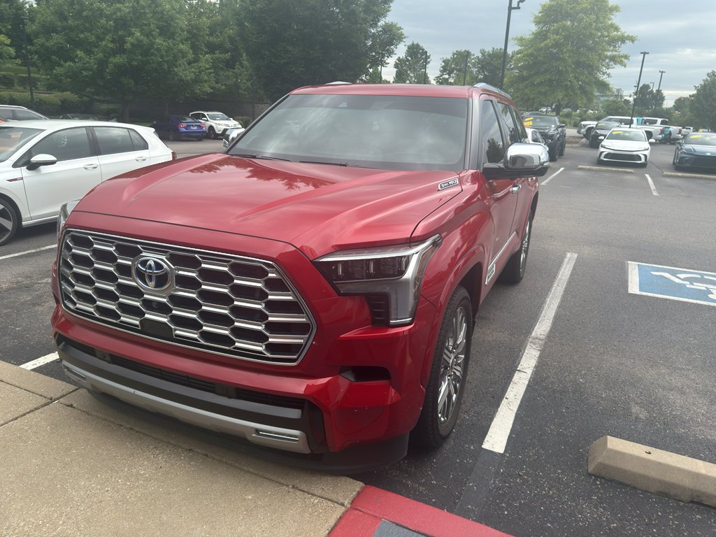 Used 2024 Supersonic Red Toyota Capstone image 2
