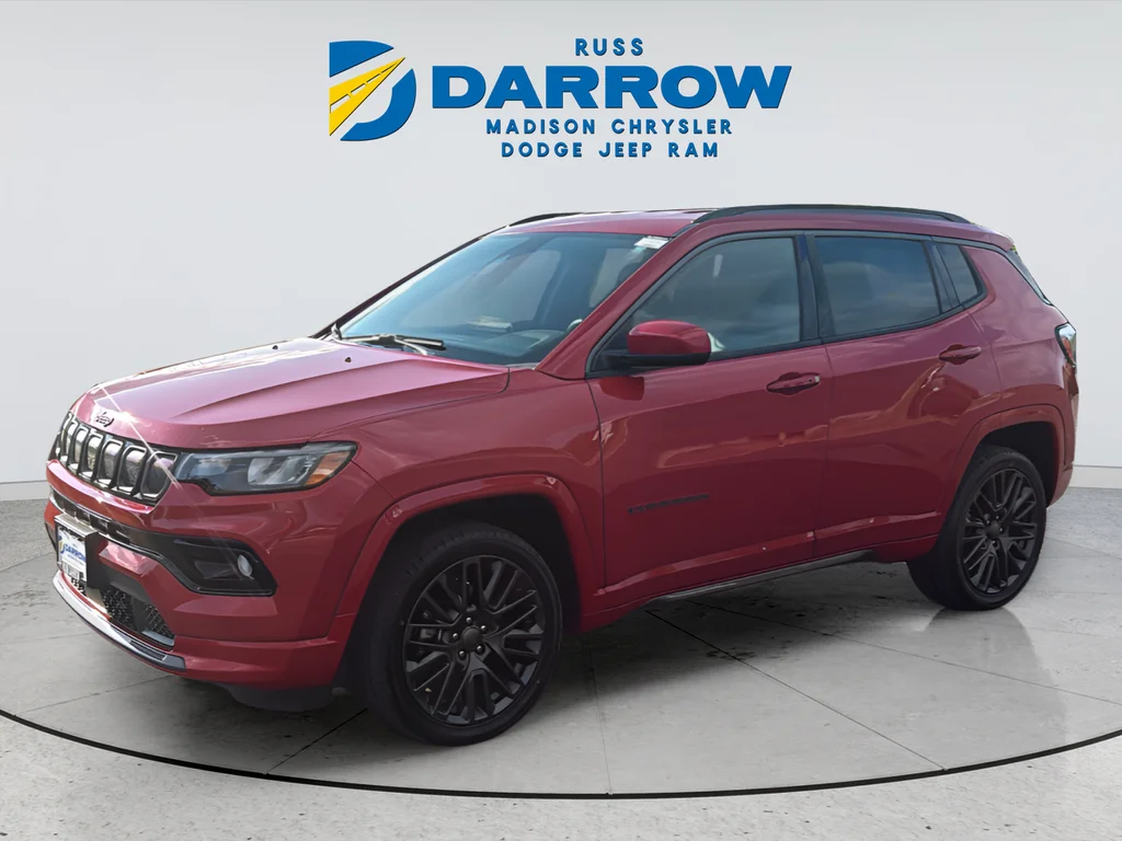 Certified Used 2022 Red Jeep Limited image 1