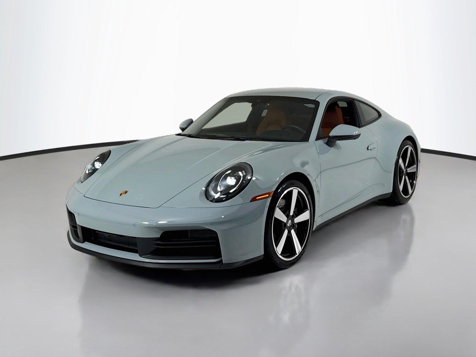 Used 2025 Shade Green Metallic Porsche Carrera | Surround View | Sport Exhaust | BOSE | Classic Wheels image 42