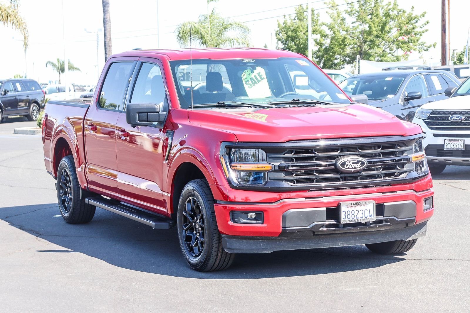 Certified Used 2024 Red Metallic Ford XLT image 3