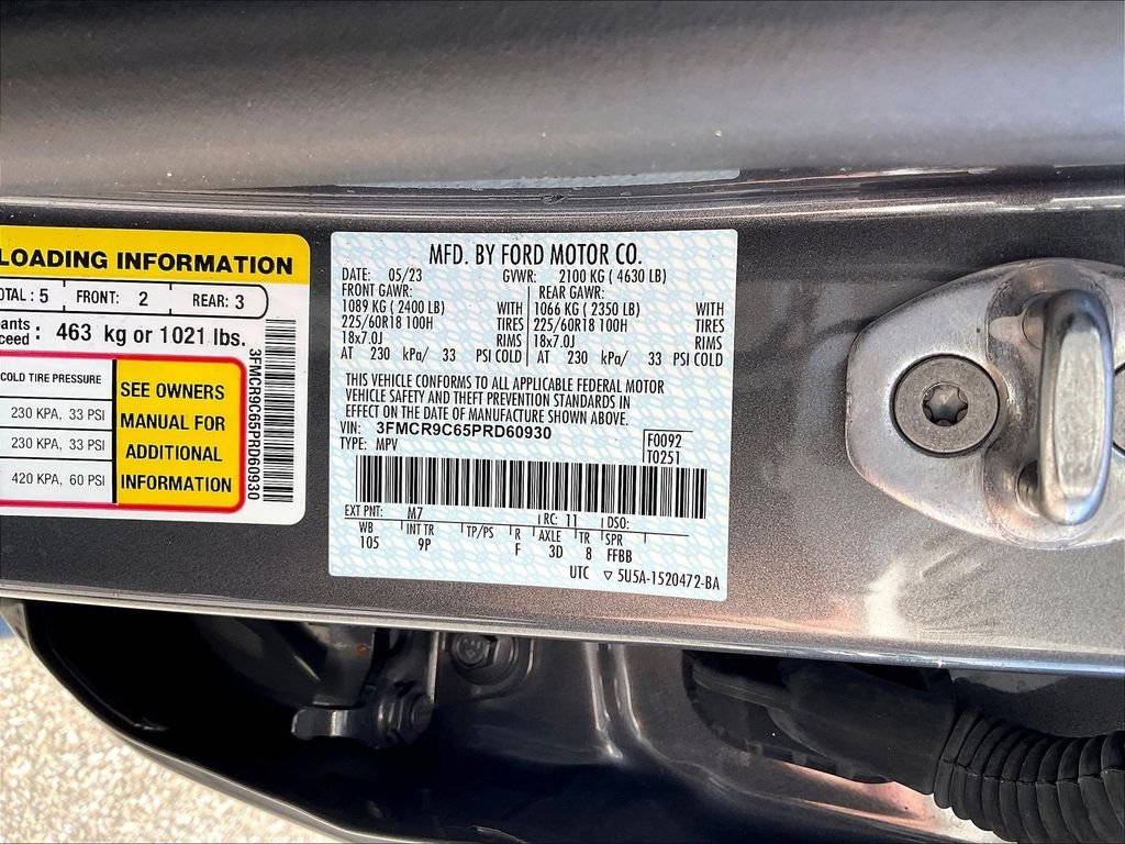 Used 2023 Carbonized Gray Metallic Ford Outer Banks image 32