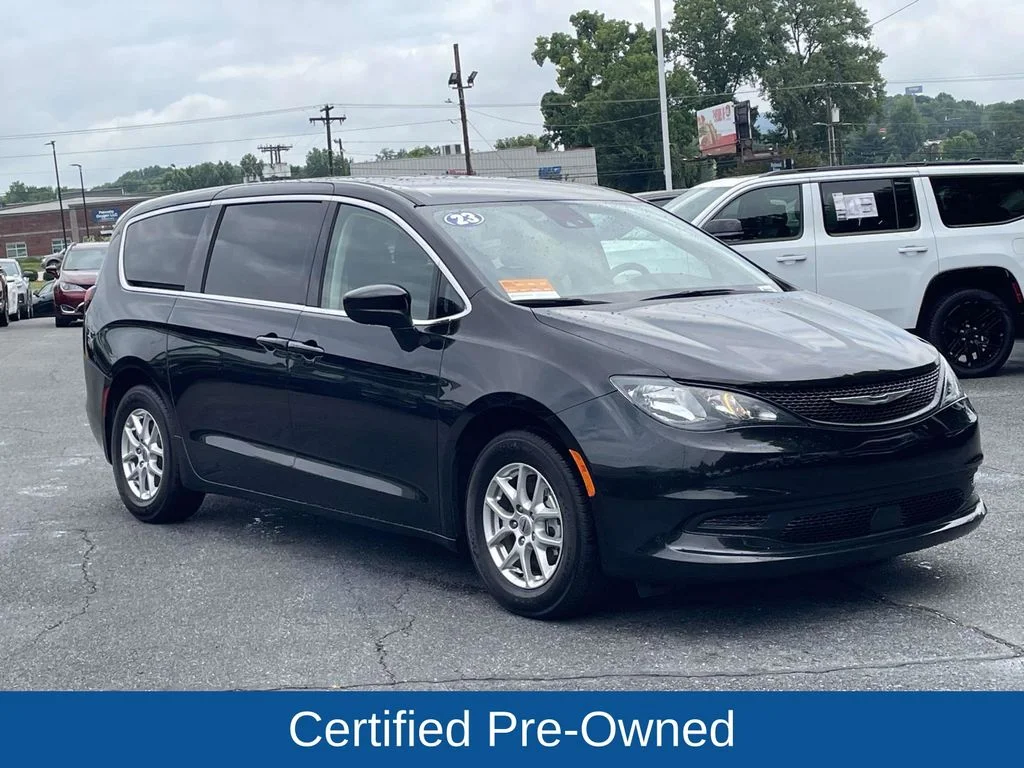 Certified Used 2023 Black Chrysler LX image 2