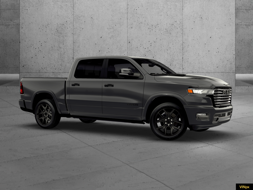 New 2026 Granite Crystal Metallic Clear-Coat Exterior Paint RAM Laramie image 9