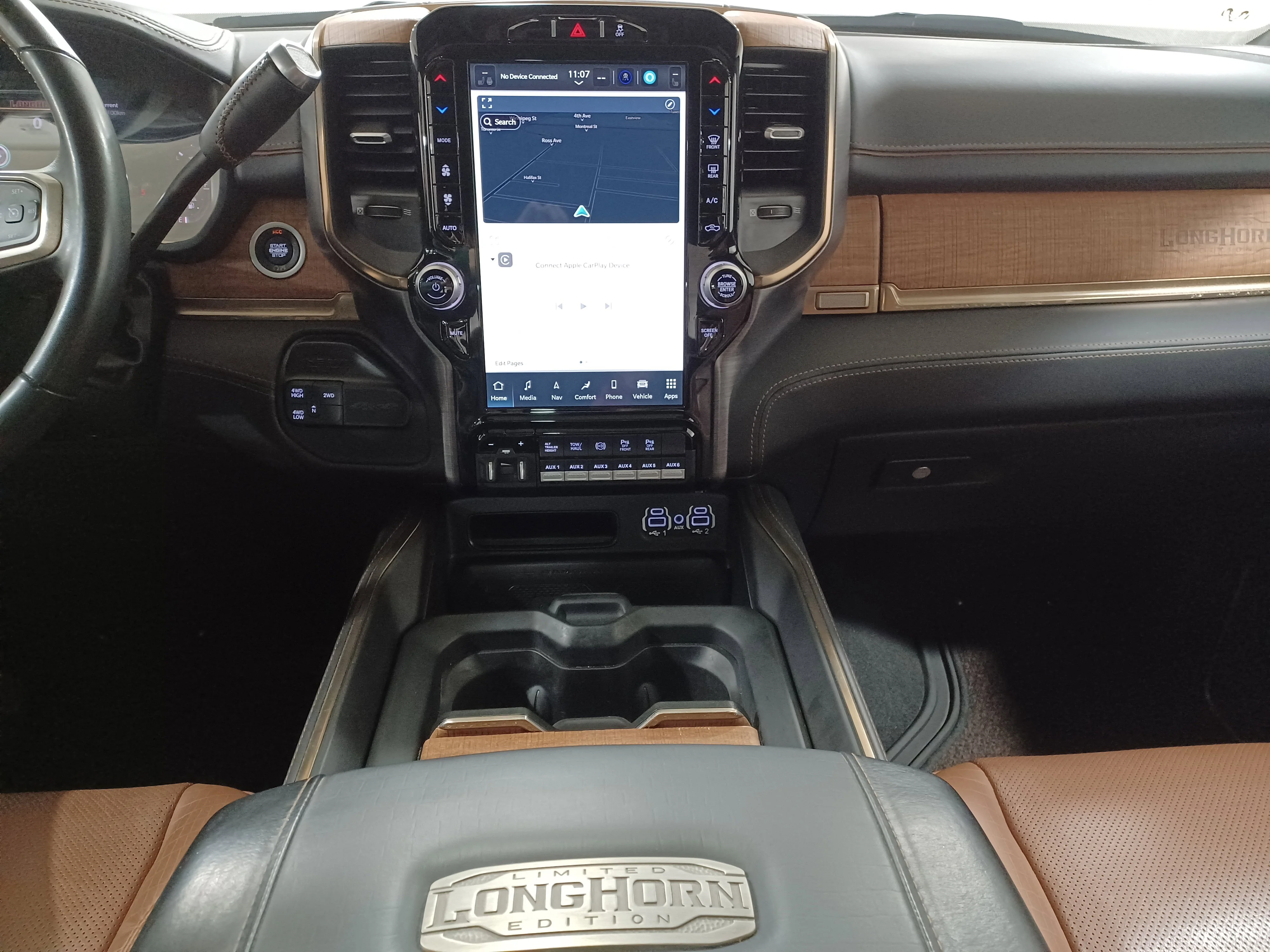Certified Used 2024 Black Ram Limited Longhorn*6.7L Cummins | 35in Tires | Level | Nav | 360 Cam | Sunroof | Htd Whl | Pwr Boards image 16
