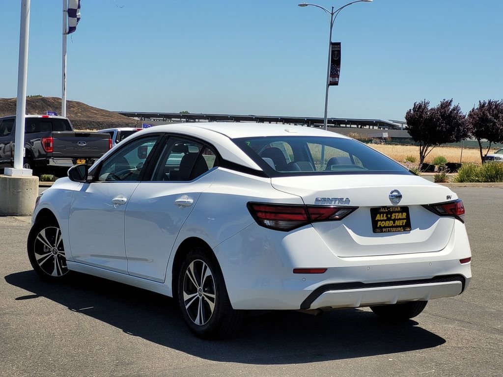 Certified Used 2021 Cloud White Nissan SV image 6
