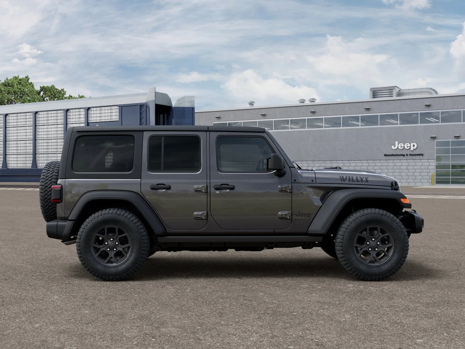 New 2026 Granite Crystal Metallic Clear-Coat Exterior Paint Jeep Willys image 23