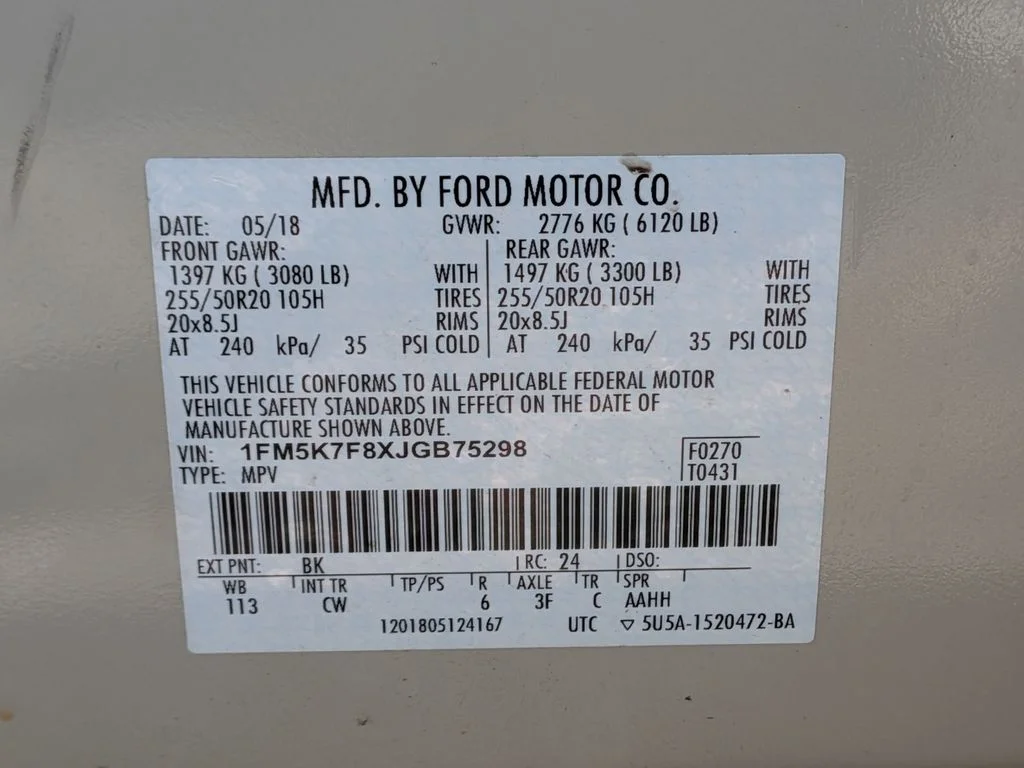 Used 2018 Silver Ford Limited image 25