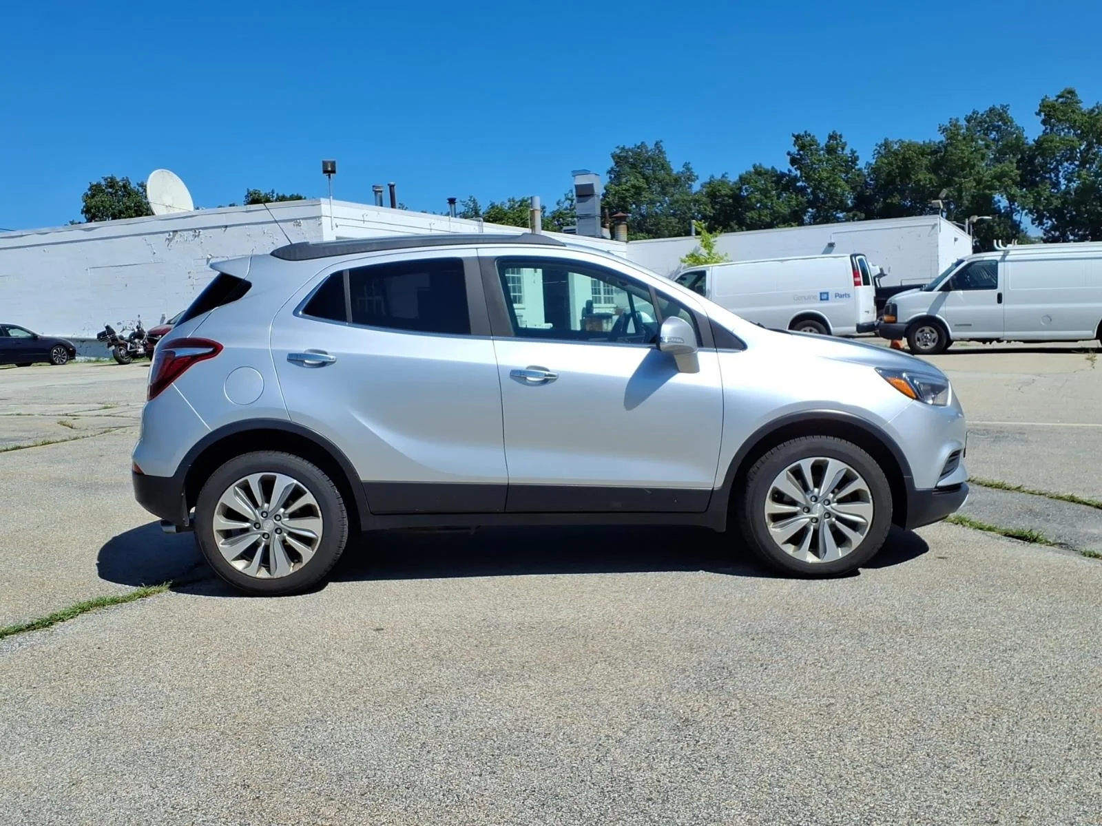 Used 2017 Includes (CM5) Black Carbon Metallic lower exterior accent color, Paint code W700S.) Buick Preferred image 2