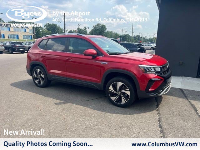 Certified Used 2023 Red Metallic Volkswagen SE image 1
