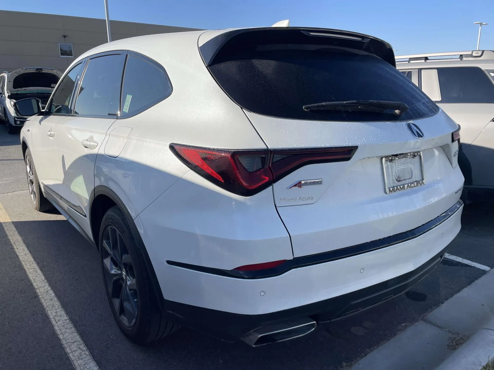 Used 2022 Platinum White Pearl Acura w/A-Spec Package image 3
