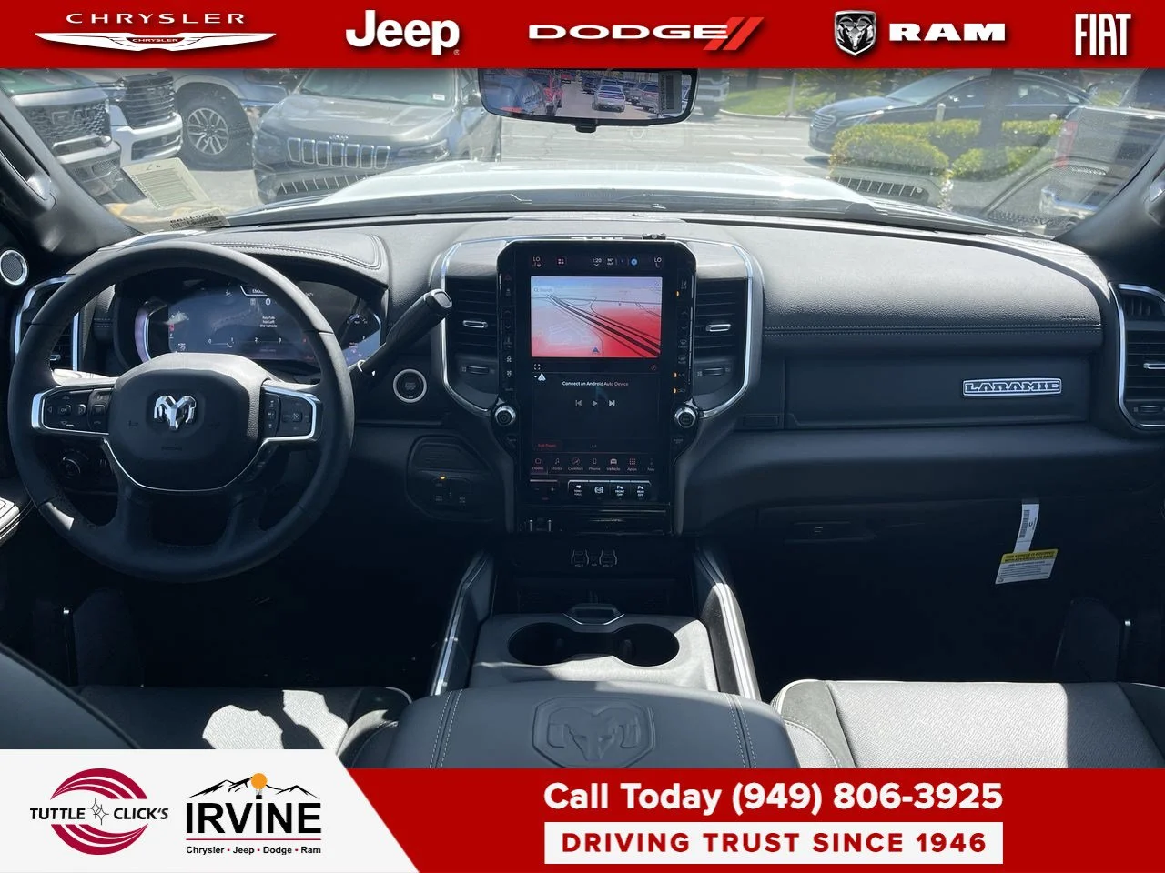 New 2026 Bright White Clear-Coat Exterior Paint RAM Laramie image 2