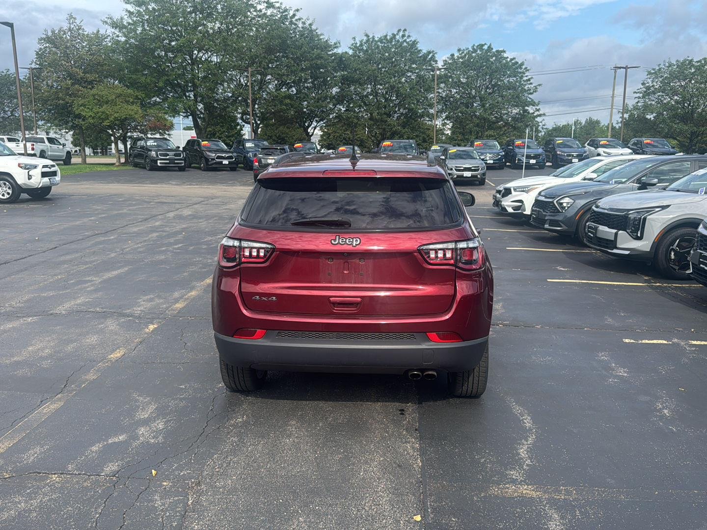 Used 2021 Velvet Red Pearlcoat Jeep 80th Anniversary image 9