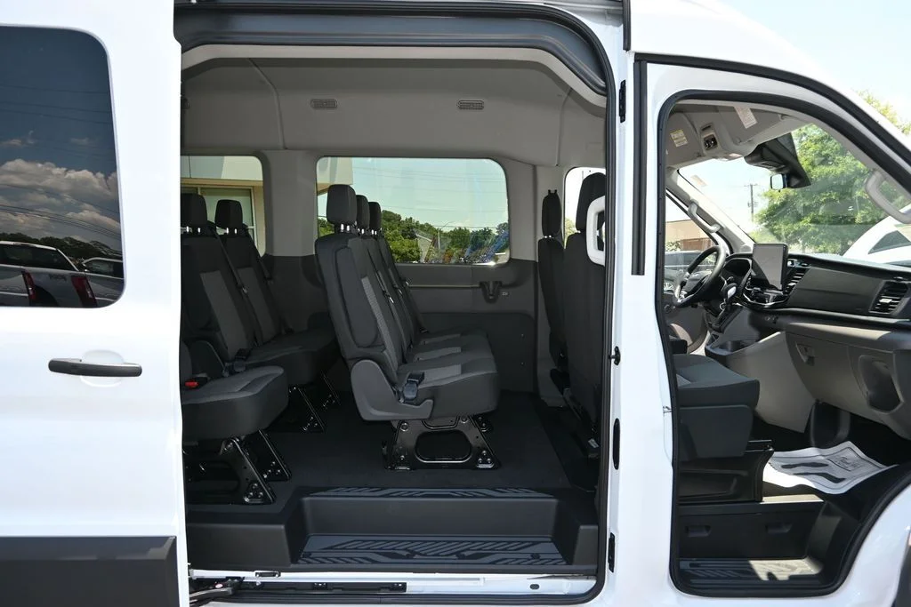 New 2026 Oxford White Ford Passenger Van XLT image 13