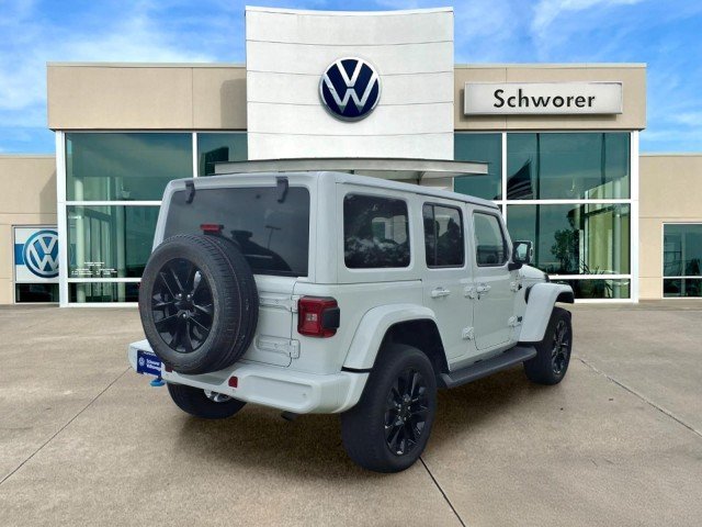 Used 2021 Bright White Clearcoat Jeep Unlimited Sahara High Altitude image 6