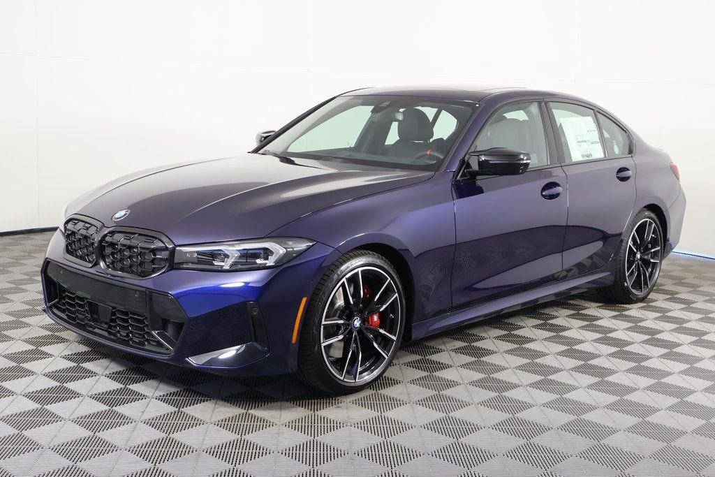 New 2026 Tanzanite Blue II Metallic BMW M340i image 1