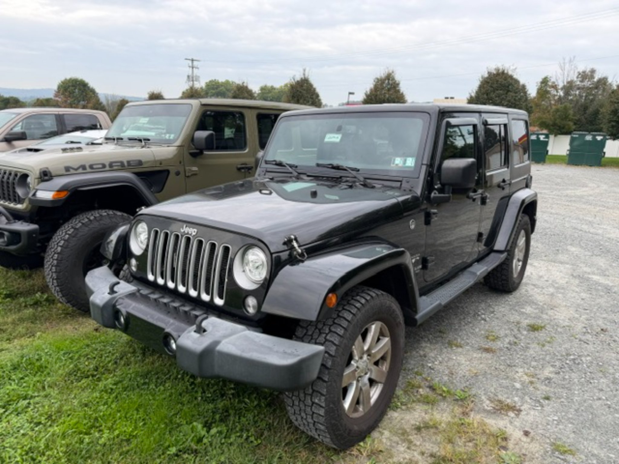 Used 2017 Jeep Wrangler Unlimited Sahara with VIN 1C4BJWEG0HL649290 for sale in Wrightsville, PA