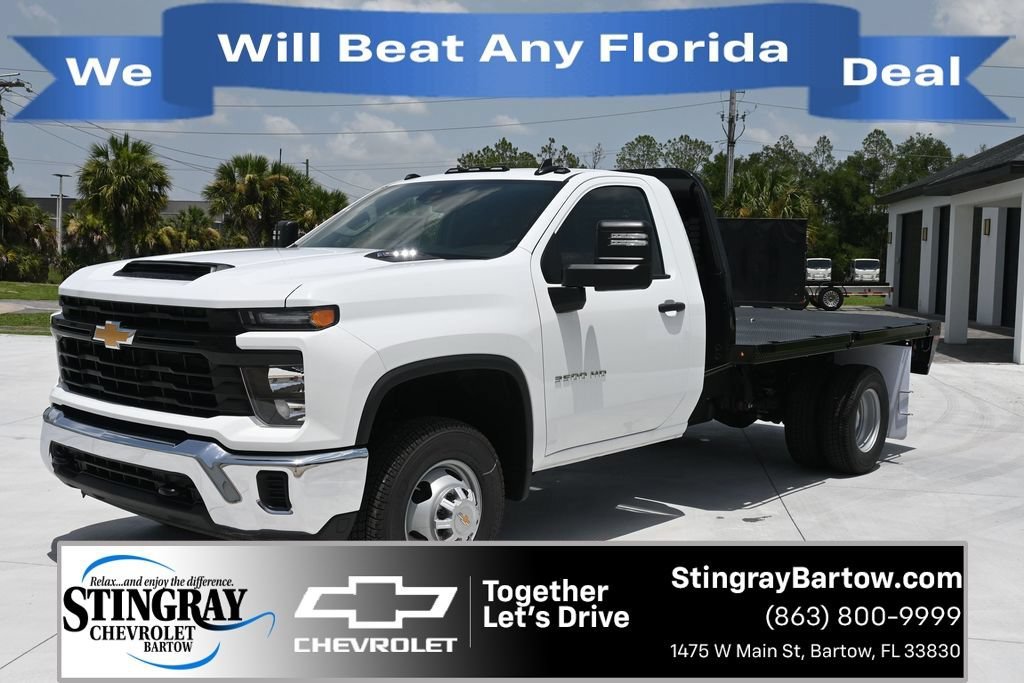 New 2025 Summit White Chevrolet Work Truck image 1