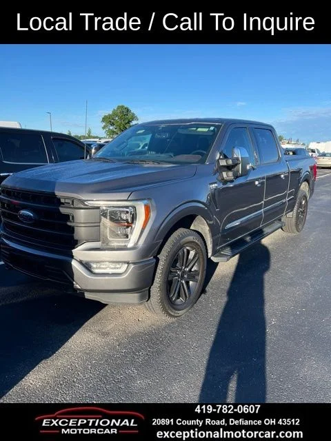 Used 2021 Gray Ford Lariat image 1