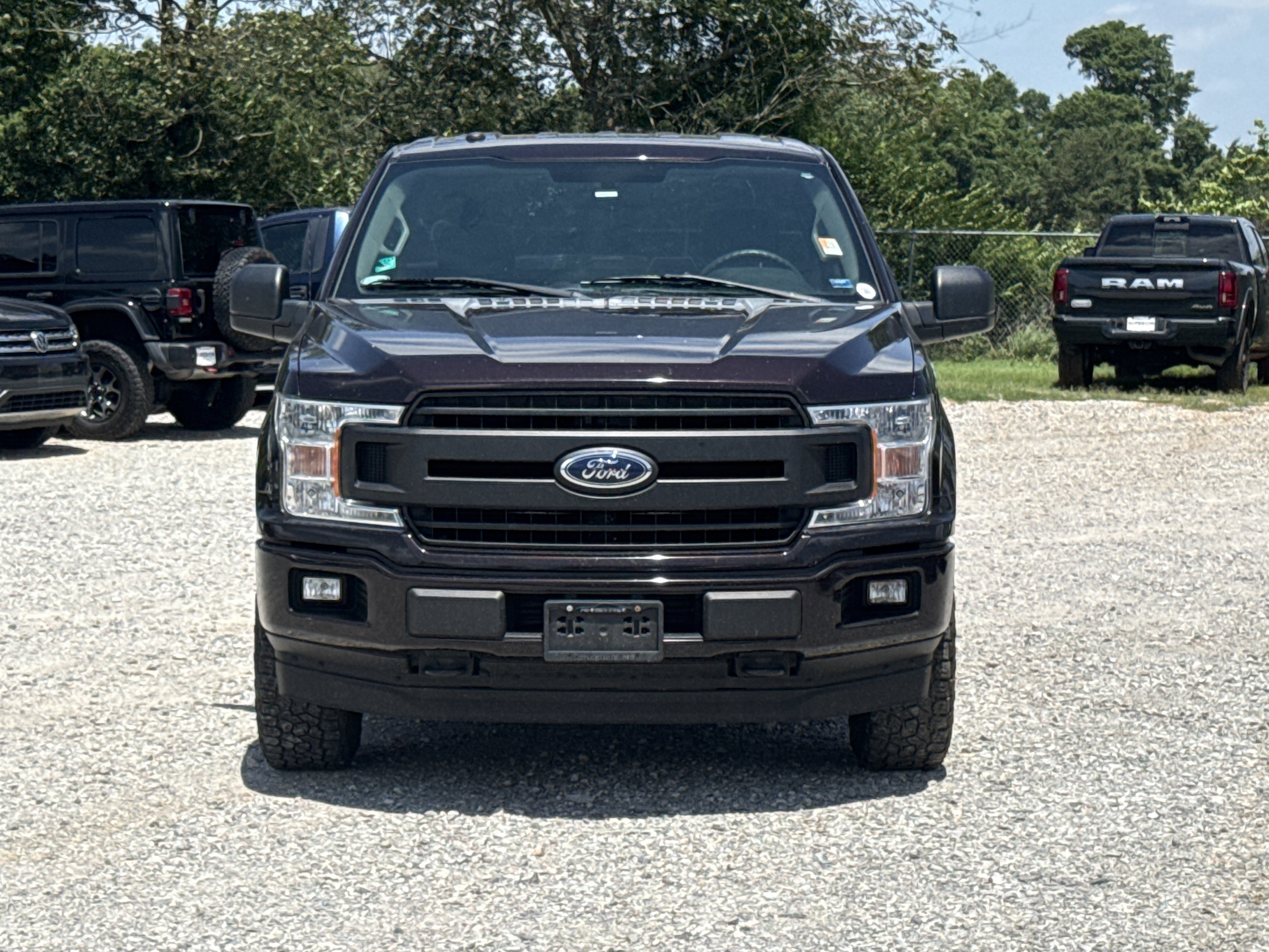 Used 2018 Magma Red Metallic Ford XL 4WD image 2