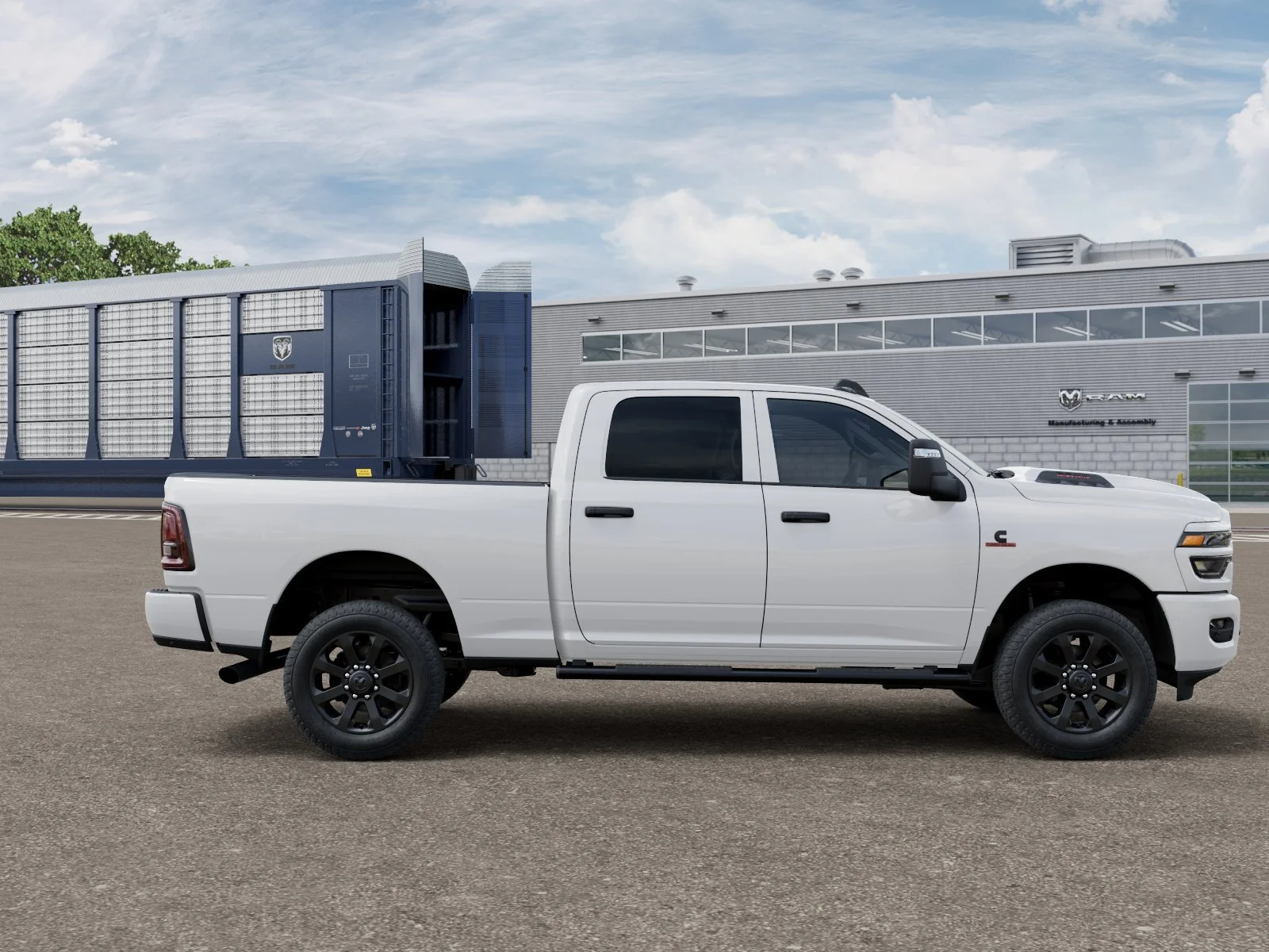 New 2027 Bright White Clearcoat RAM Black Express image 23