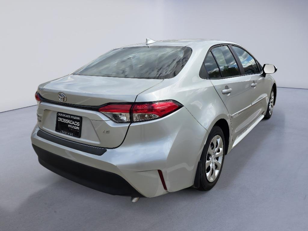 Used 2025 Classic Silver Metallic Toyota LE image 5