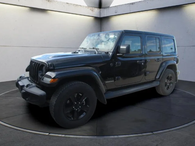 Used 2023 Black Clearcoat Jeep Altitude image 1