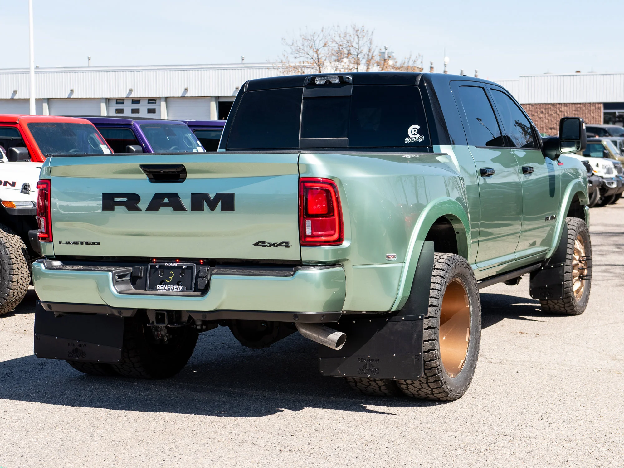 Used 2026 Black RAM Limited*, Custom Wrap, 2 Inch Lift, 35 Inch Tires, 22 Inch Wheels, image 14