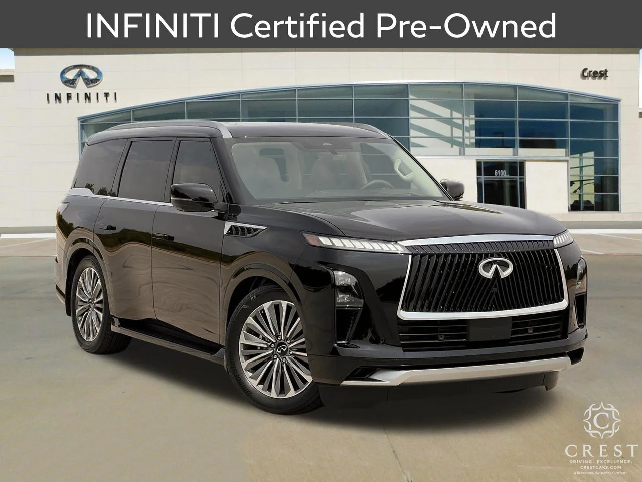 Certified Used 2026 Black Obsidian INFINITI LUXE image 1