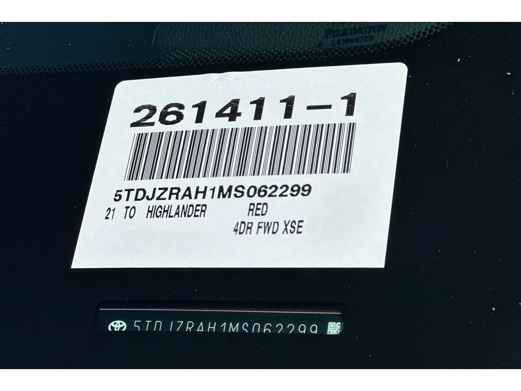 Used 2021 Ruby Flare Pearl Toyota XSE image 58