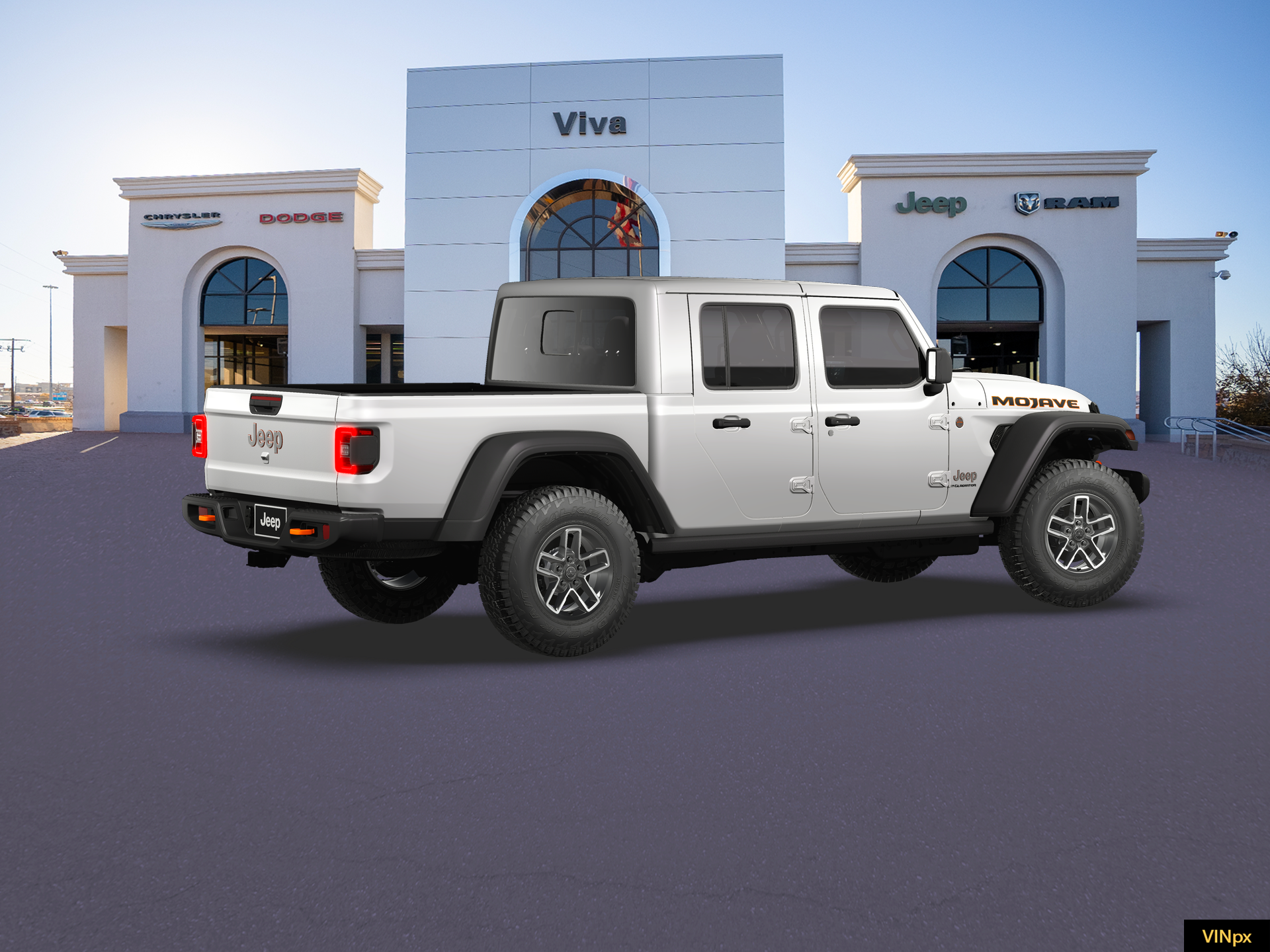 New 2026 Bright White Clear-Coat Exterior Paint Jeep Mojave image 19