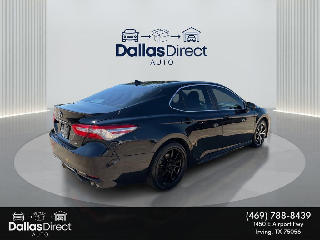 Used 2019 Midnight Black Metallic Toyota SE image 6